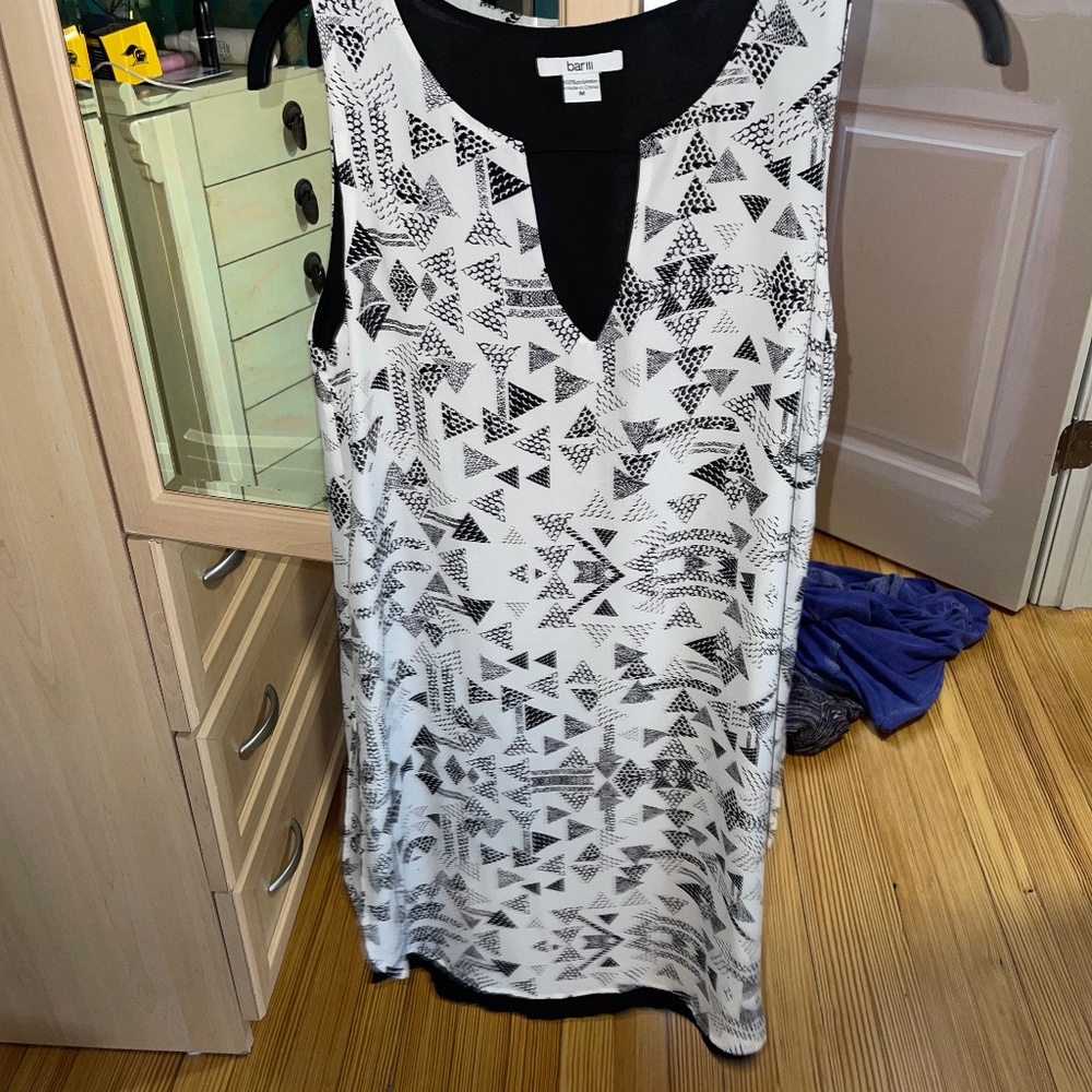 Black and white dress